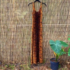 Betsey Johnson velour slit dress